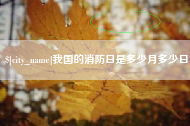 郓城我国的消防日是多少月多少日