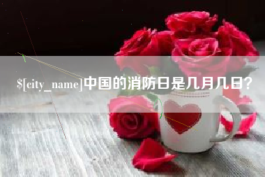郓城中国的消防日是几月几日？