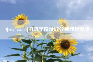 郓城消防学校录取分数线是多少
