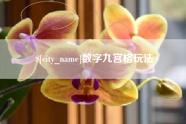 郓城数字九宫格玩法