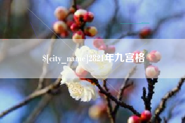 郓城2821年九宫格