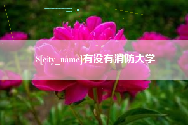 郓城有没有消防大学