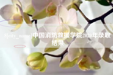 郓城中国消防救援学院2020年录取结果