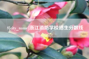 郓城浙江消防学校招生分数线