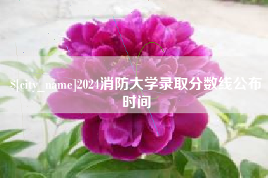 郓城2024消防大学录取分数线公布时间
