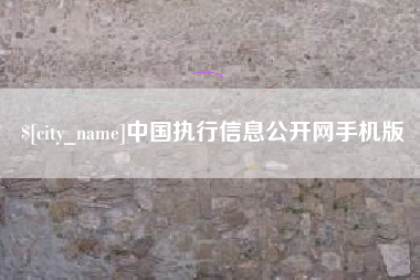 郓城中国执行信息公开网手机版