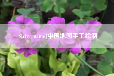 郓城中国地图手工绘制