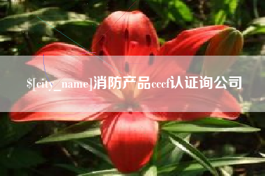 郓城消防产品cccf认证询公司