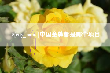 郓城中国金牌都是哪个项目