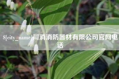 郓城川消消防器材有限公司官网电话