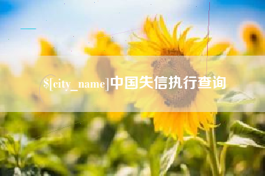 郓城中国失信执行查询