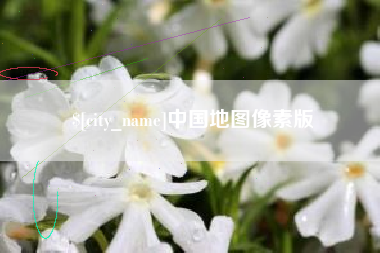 郓城中国地图像素版