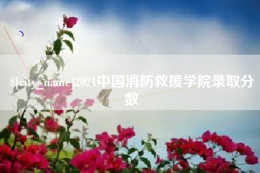 郓城2021中国消防救援学院录取分数